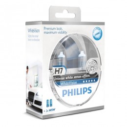 Philips WhiteVision H7 + W5W 